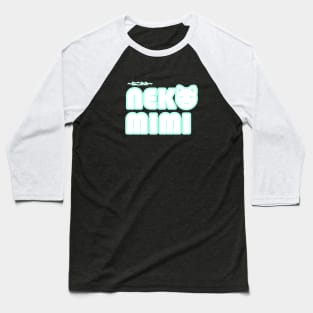 Neko Mimi logo Baseball T-Shirt